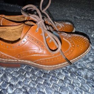 Boys Toddler Florsheim Shoes Size 10 Saddle Tan Dress Shoes